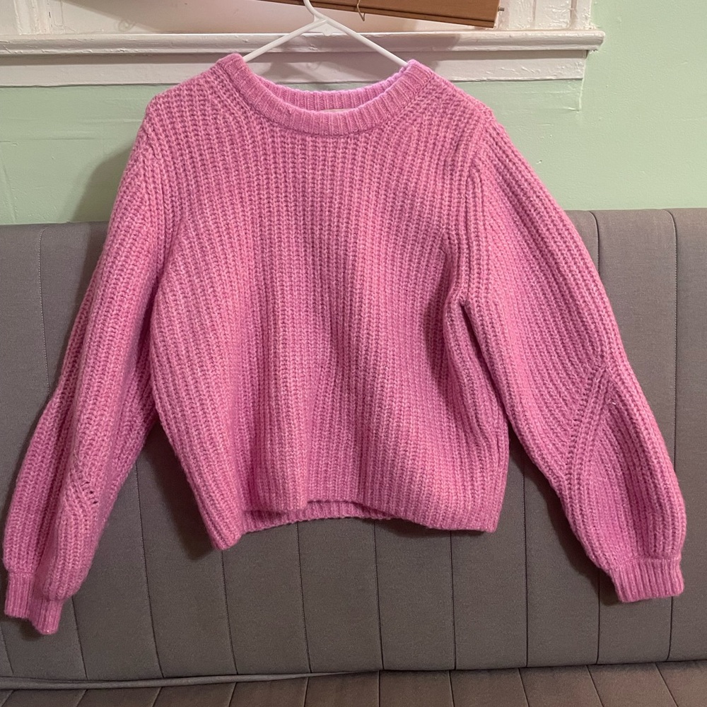Pink cozy sweater